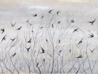 Swifts, 10"x30"