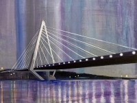 Christopher Bond Bridge, 24"x24"