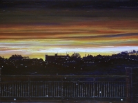 View from the Terrace at Sunrise, (24x36)