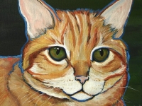 Gerald (Tabby Cat), 12"x12"