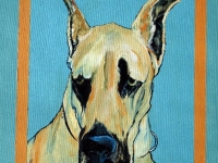 Bogart (Great Dane), 20x16