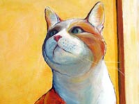 Chunk (Tabby Cat), 24x12