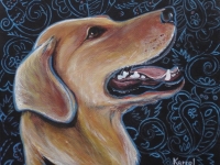 Bling (Golden Retriever), 8x8 $150