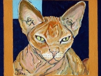 Tillie (Hairless Cat), 12x12