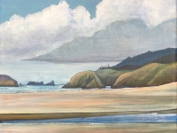 Oregon Beach (Ecola State Park, OR), 10"x10"