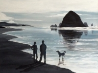 Haystack Rock (Cannon Beach, OR), 40x30