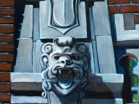 Kansas City Gargoyle, 14x11
