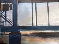 Missouri River ASB Bridge, 18"x12"
