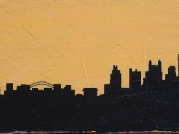 Kansas City Skyline, (12x24)